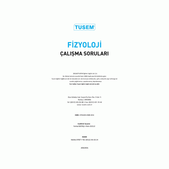 DUS Fizyoloji Histoloji Çalışma Soruları